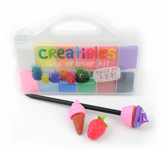 DIY Eraser Kits
 Creatible DIY Erasers Kit kiddywampus