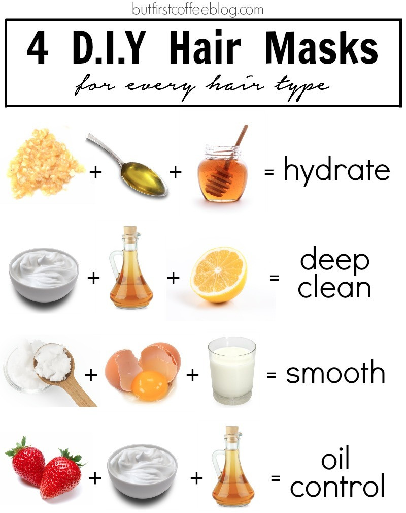 DIY Face Mask Recipe
 4 DIY Hair Masks for Every Hair Type But First Coffee