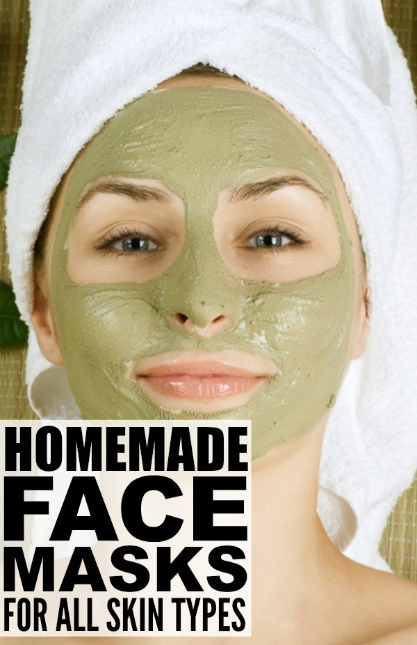 DIY Face Masks
 Homemade face masks for all skin types