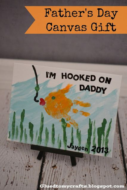 Diy Father'S Day Gifts From Baby
 I m Hooked Daddy Father s Day Gift Idea