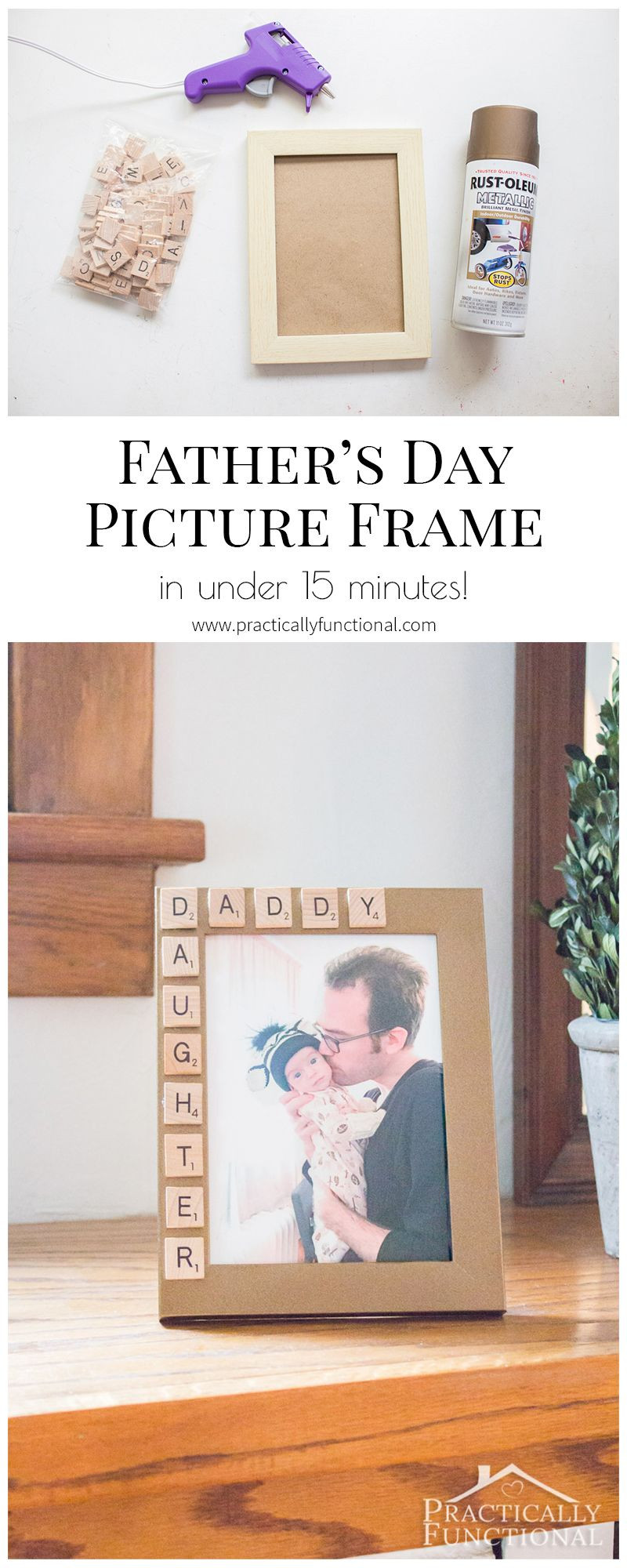 Diy Father'S Day Gifts From Baby
 10 Minute Father s Day Picture Frame