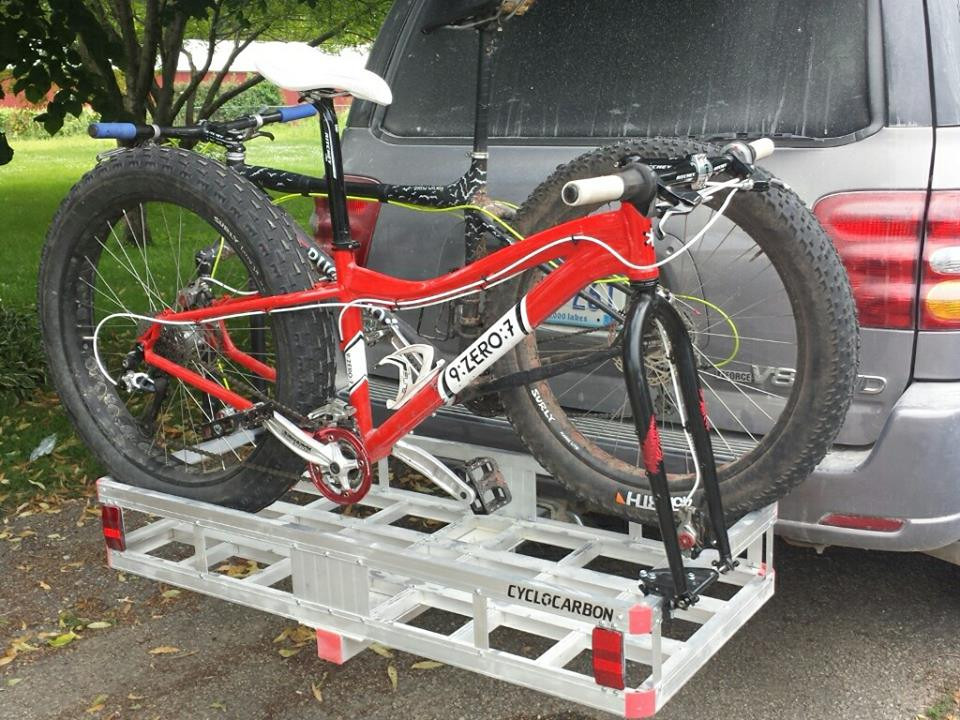 DIY Fork Mount Bike Rack
 ride on purpose diy fatbike rack