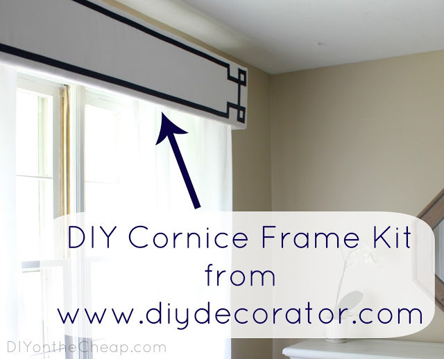 DIY Framing Kits
 New Window Treatments DIY Cornice Frame Kit Review