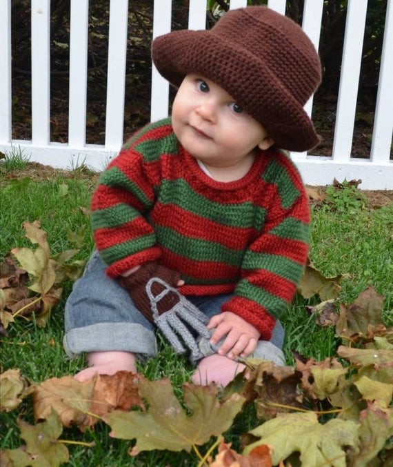 DIY Freddy Krueger Costume
 Freddy Krueger Baby Outfit