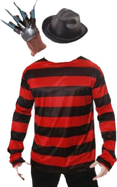 DIY Freddy Krueger Costume
 Details about Freddy Krueger Costume Hat Jumper Mask FREE