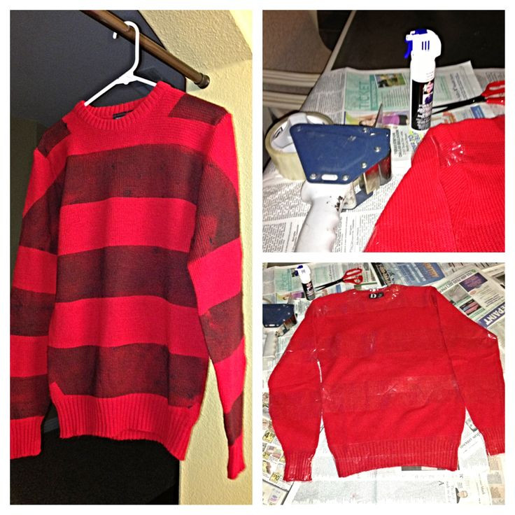 DIY Freddy Krueger Costume
 DIY Freddy Krueger Sweater