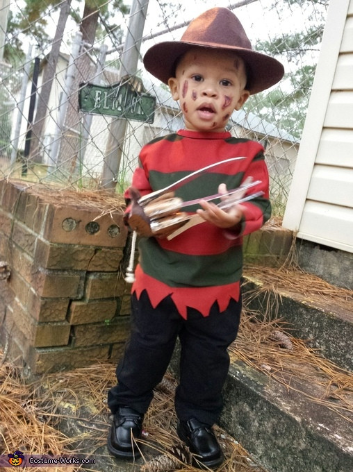 DIY Freddy Krueger Costume
 Baby Freddy Krueger Costume