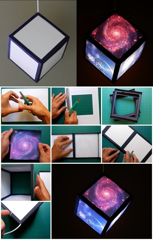 DIY Galaxy Room Decor
 How to Make Galaxy Cube Lamp