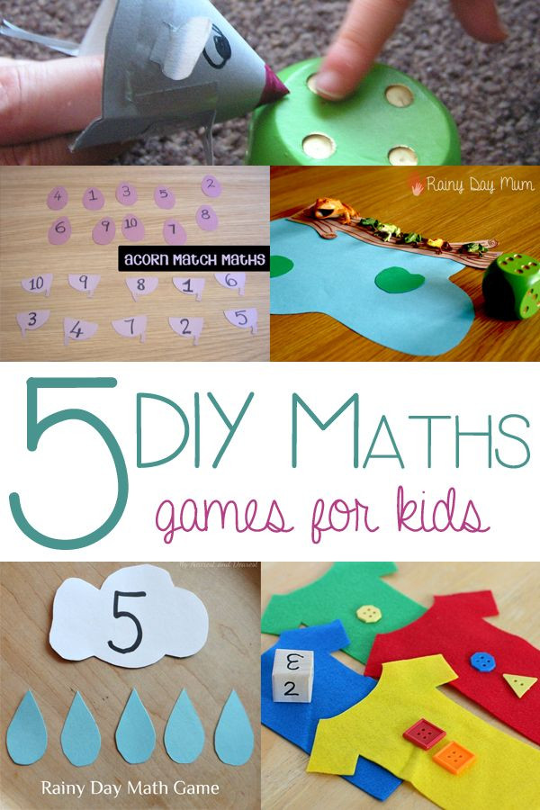 DIY Games For Toddlers
 5 DIY Math Games for Kids