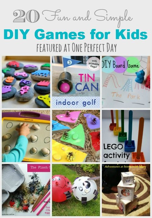 DIY Games For Toddlers
 Easy Homemade Matching Game make it anywhere
