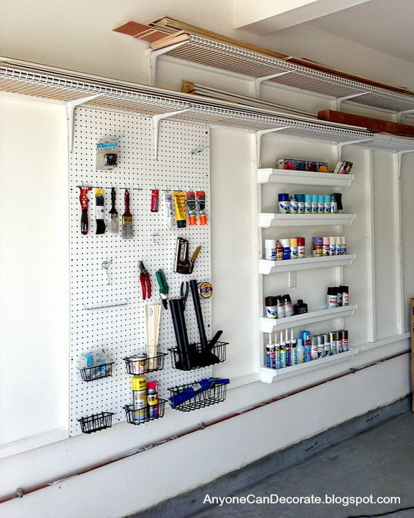 DIY Garage Organizer
 30 Great DIY Ideas for Garage Storage and Organization