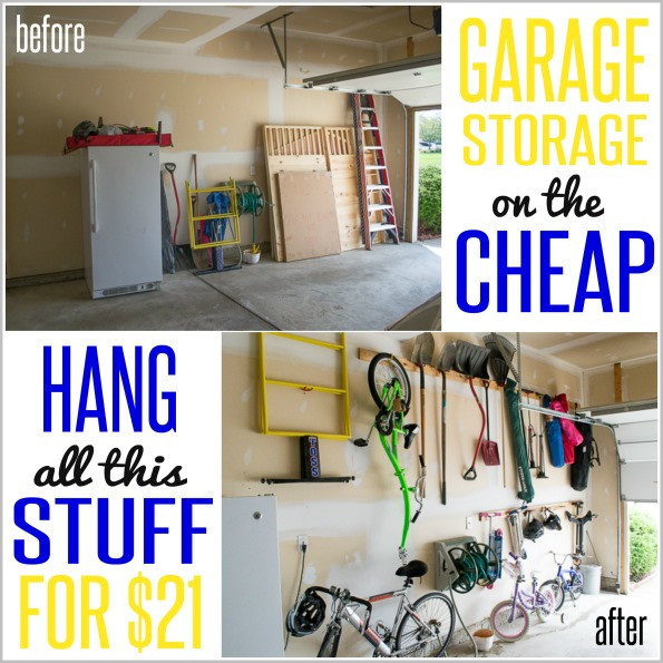 Diy Garage Organizing
 How to Hang Stuff in your Garage ON THE CHEAP