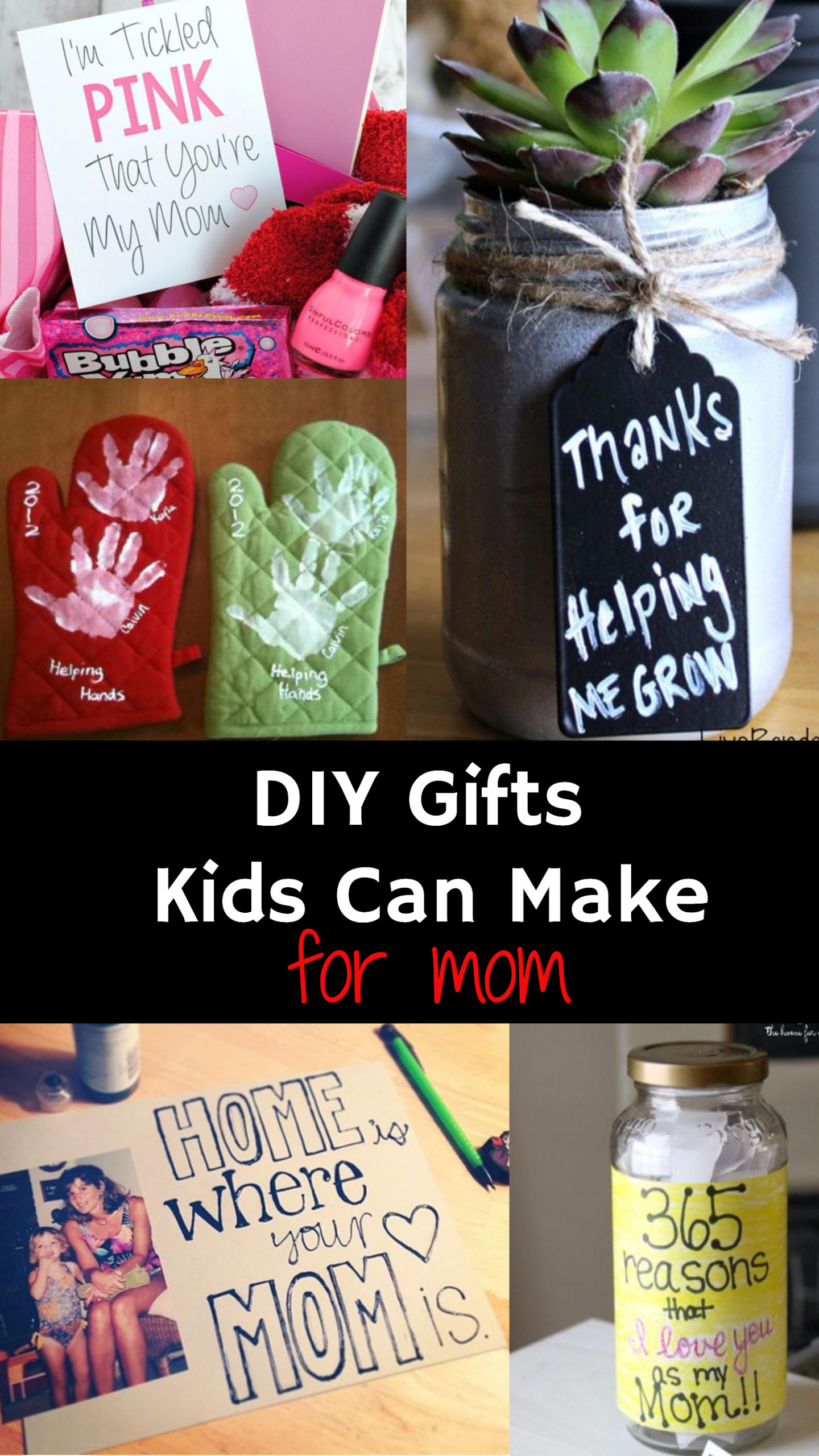DIY Gift For Mom Christmas
 Easy DIY Gifts For Mom From Kids Awesome DIY Ideas