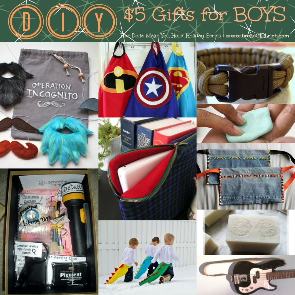 Diy Gift Ideas For Boys
 Five Dolla Make You Holla Holiday Series Brothers