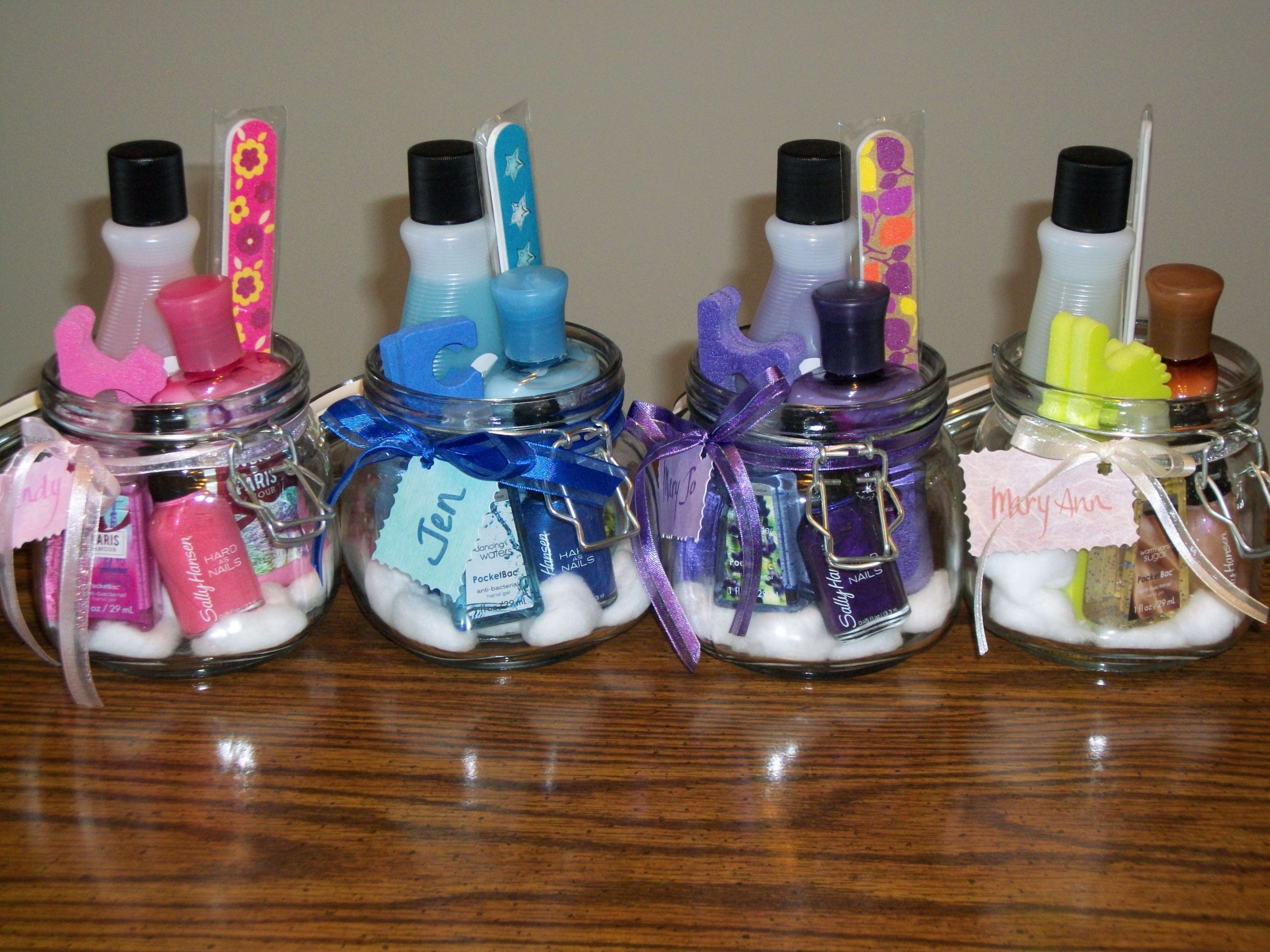 DIY Gift Sets
 manicure sets great t & not too expensive to make