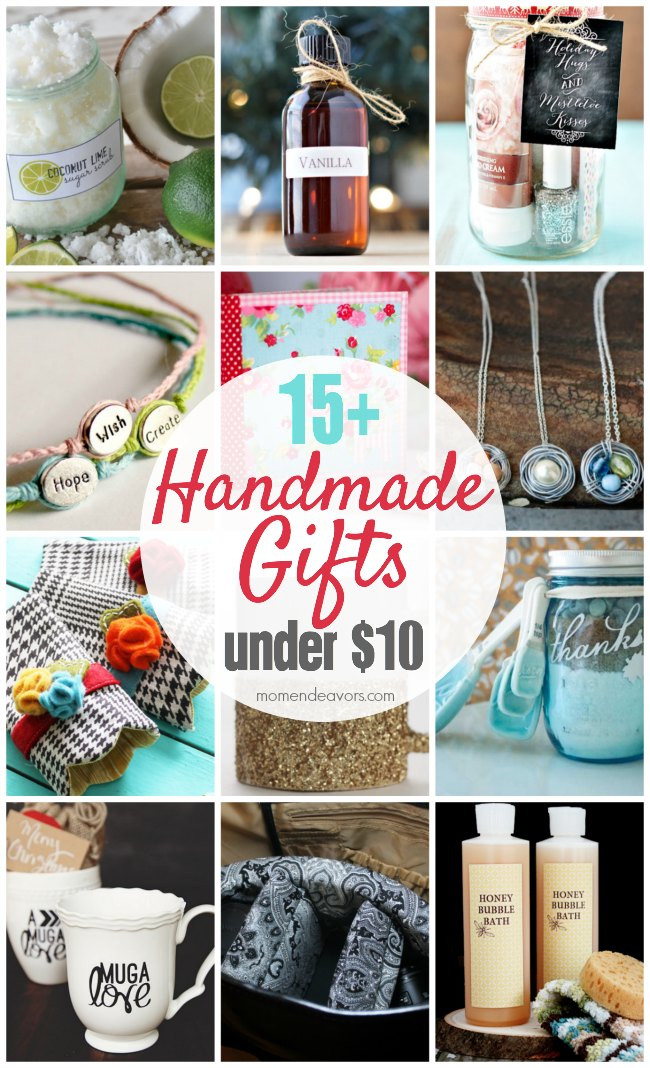 DIY Gifts Under $10
 Meaningful Holiday Tips – 15 Handmade Gift Ideas Under $10