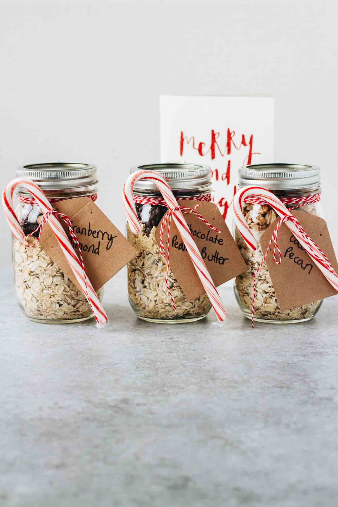 DIY Gifts With Mason Jars
 Holiday Overnight Oats DIY Mason Jar Gifts Jar Lemons