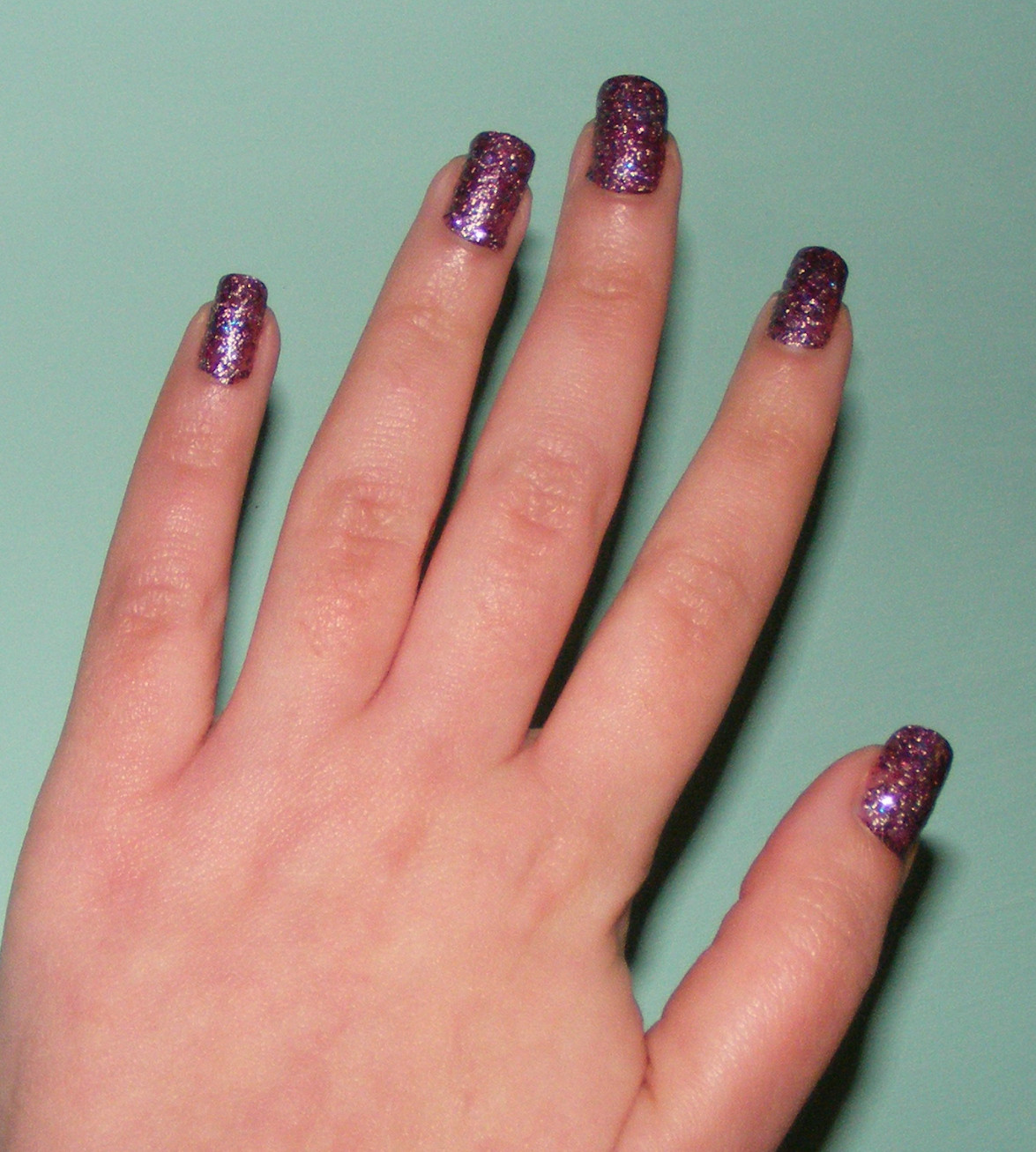 Diy Glitter Nails
 Cosette s Beauty Pantry Nails The Day NOTD DIY