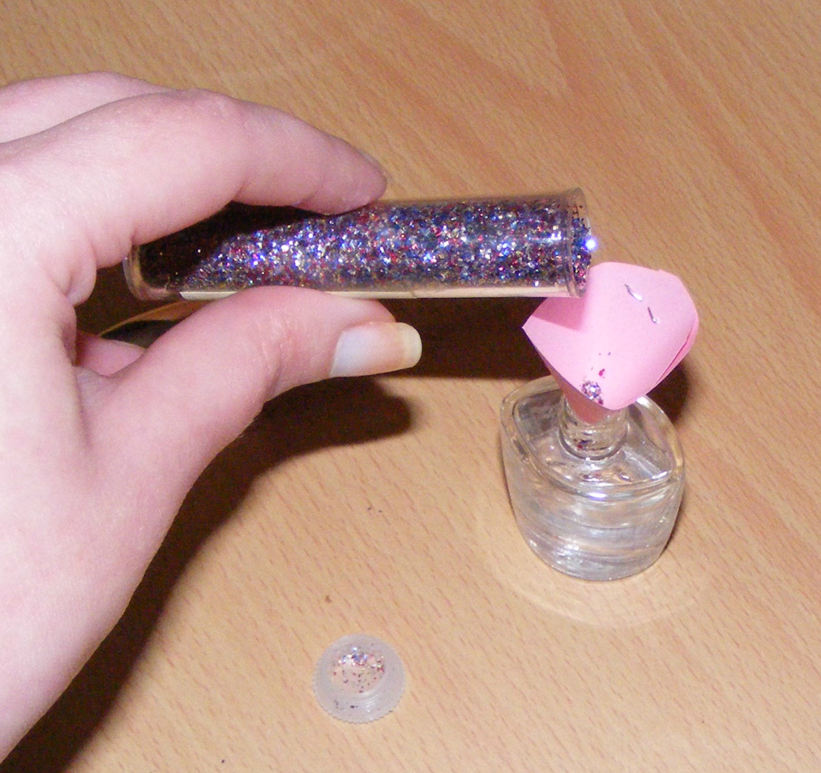 Diy Glitter Nails
 Cosette s Beauty Pantry Nails The Day NOTD DIY