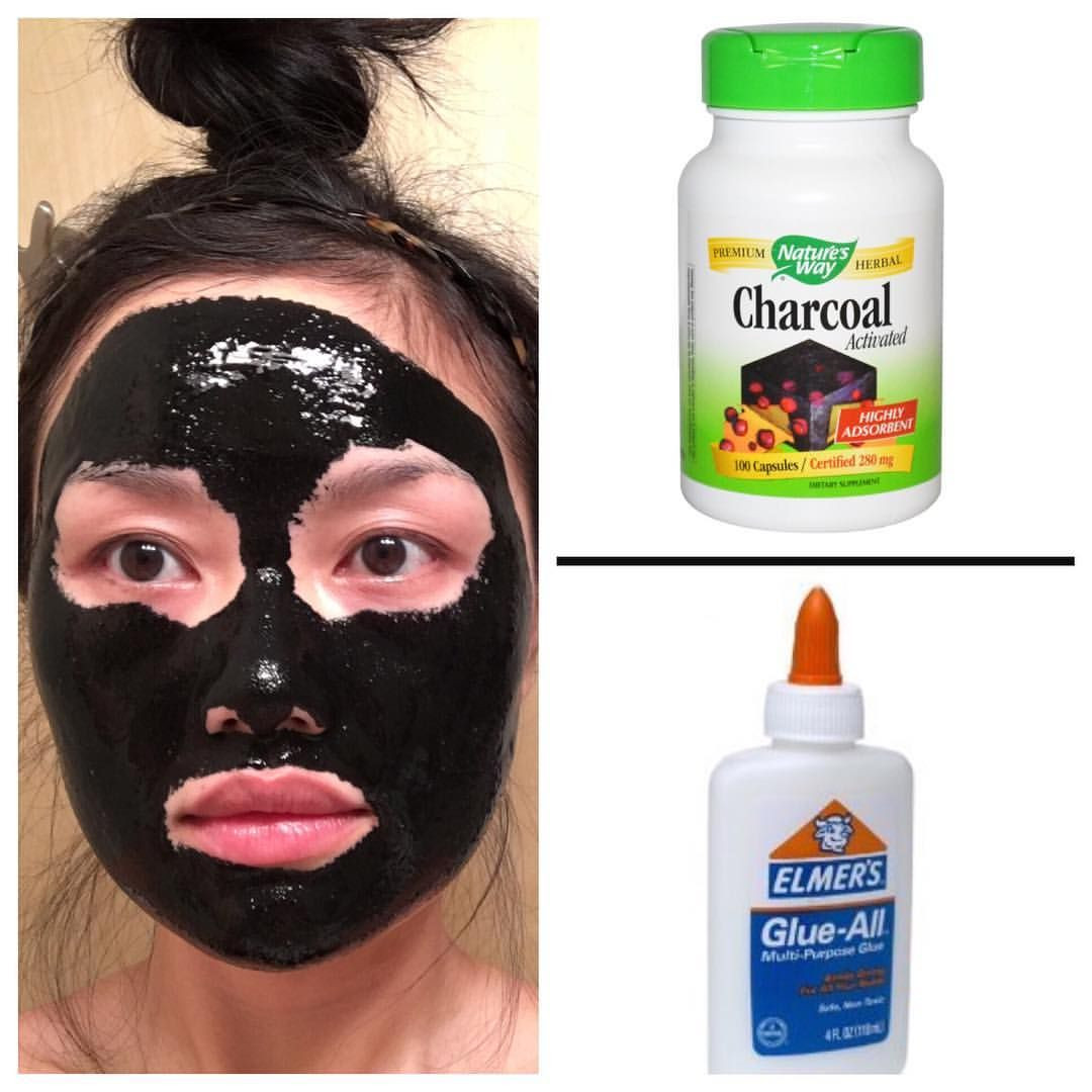 DIY Glue Face Mask
 Pin by Pam H on Awesome products