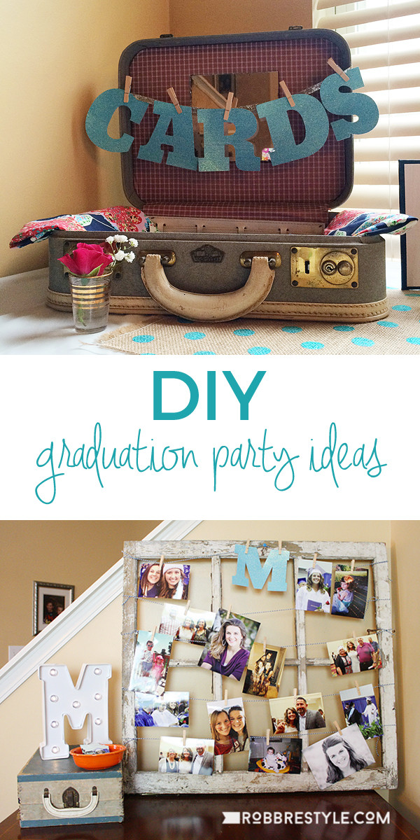 DIY Grad Party Decorations
 DIY Graduation Party Ideas