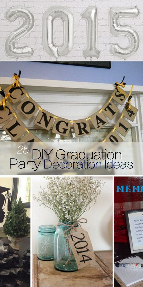 Diy Graduation Party Decoration Ideas
 DIY Graduation Party Decoration Ideas