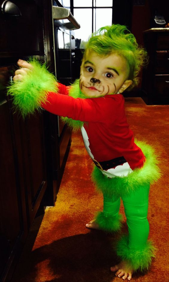 DIY Grinch Costume
 Baby grinch Grinch costumes and Grinch on Pinterest