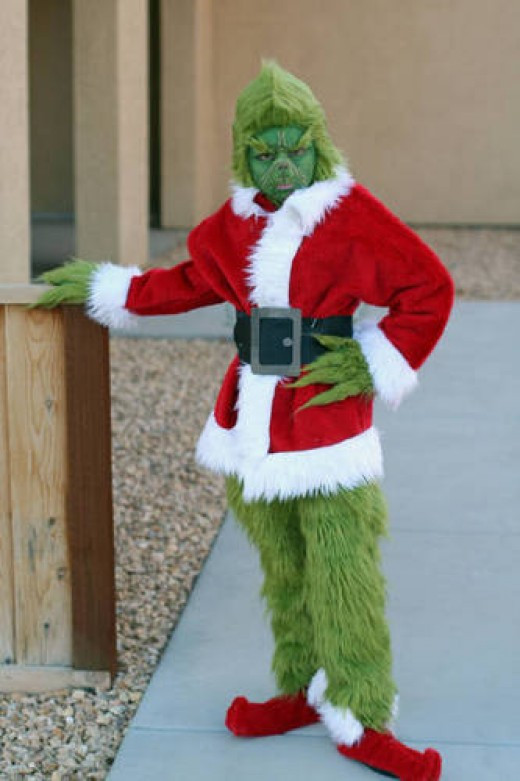 DIY Grinch Costume
 Cool Grinch Costumes and Masks
