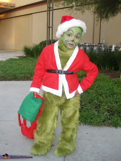 DIY Grinch Costume
 The Grinch Who Stole Christmas Costume for Boys