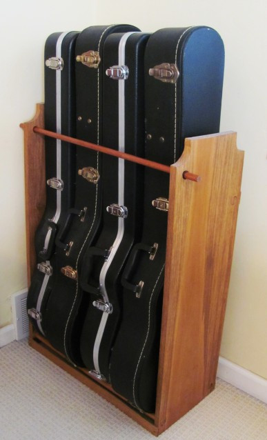 DIY Guitar Case Rack
 Wooden guitar case racks plain wood plaque primary