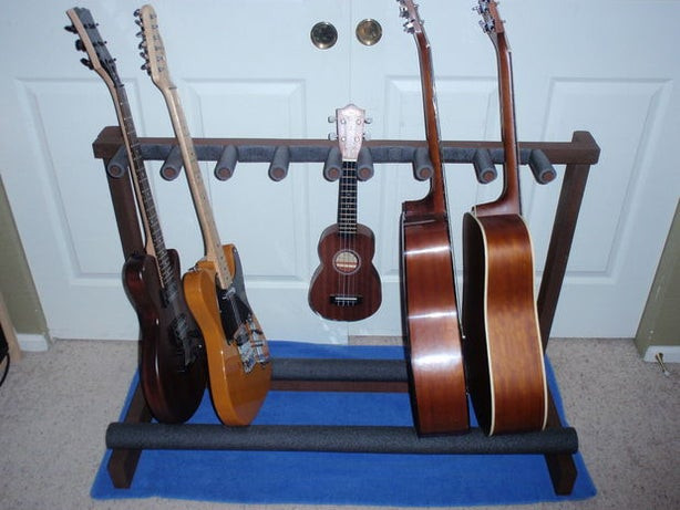 DIY Guitar Case Rack
 best simple design plans for multi guitar stand wood