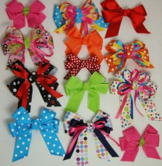 DIY Hair Bow
 30 Fabulous and Easy to Make DIY Hair Bows Page 3 of 3