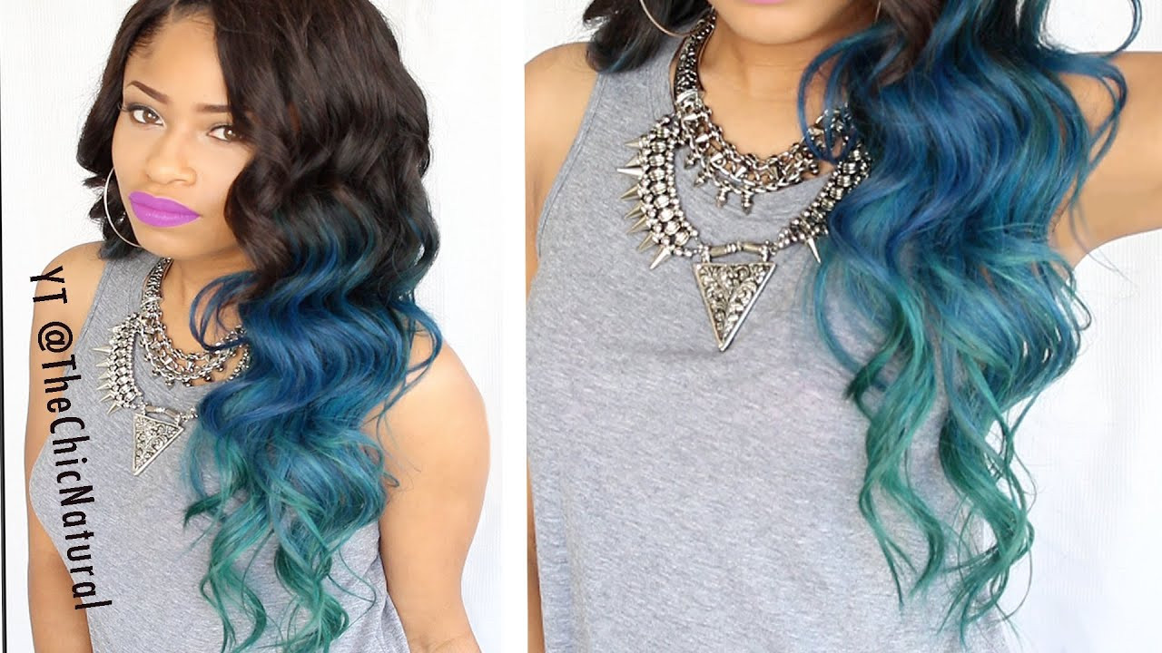 DIY Hair Coloring
 HOW TO Mermaid Hair Color DIY