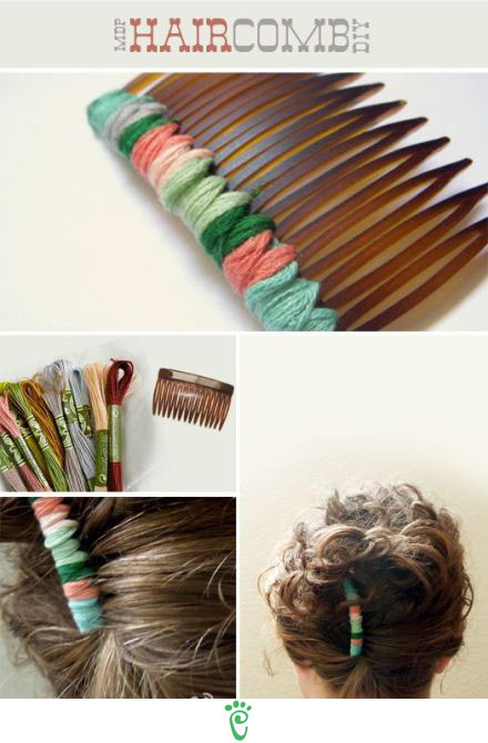 DIY Hair Combs
 DIY Hair b s and for