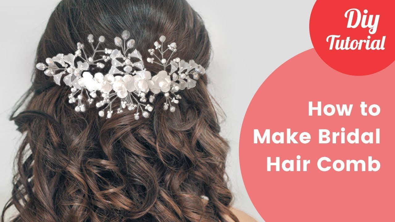 DIY Hair Combs
 How to Make Bridal Hair b DIY Tutorial