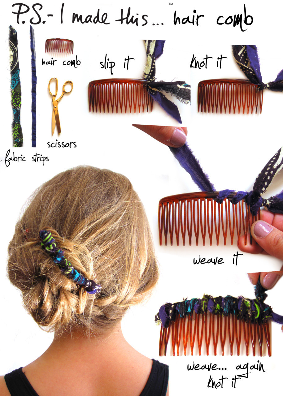 DIY Hair Combs
 Top 5 DIY Hair bs M&J Blog