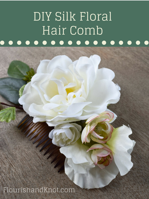 DIY Hair Combs
 DIY Silk Floral Hair b