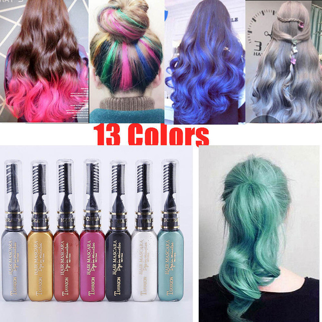 DIY Hair Dying
 13 colors one time hair color DIY Hair Dye Temporary Non