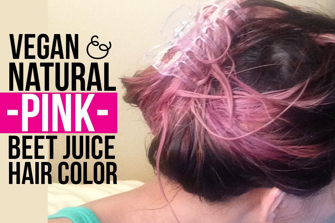 DIY Hair Dying
 DIY Natural Vegan PINK Beet Juice Temporary Hair Color