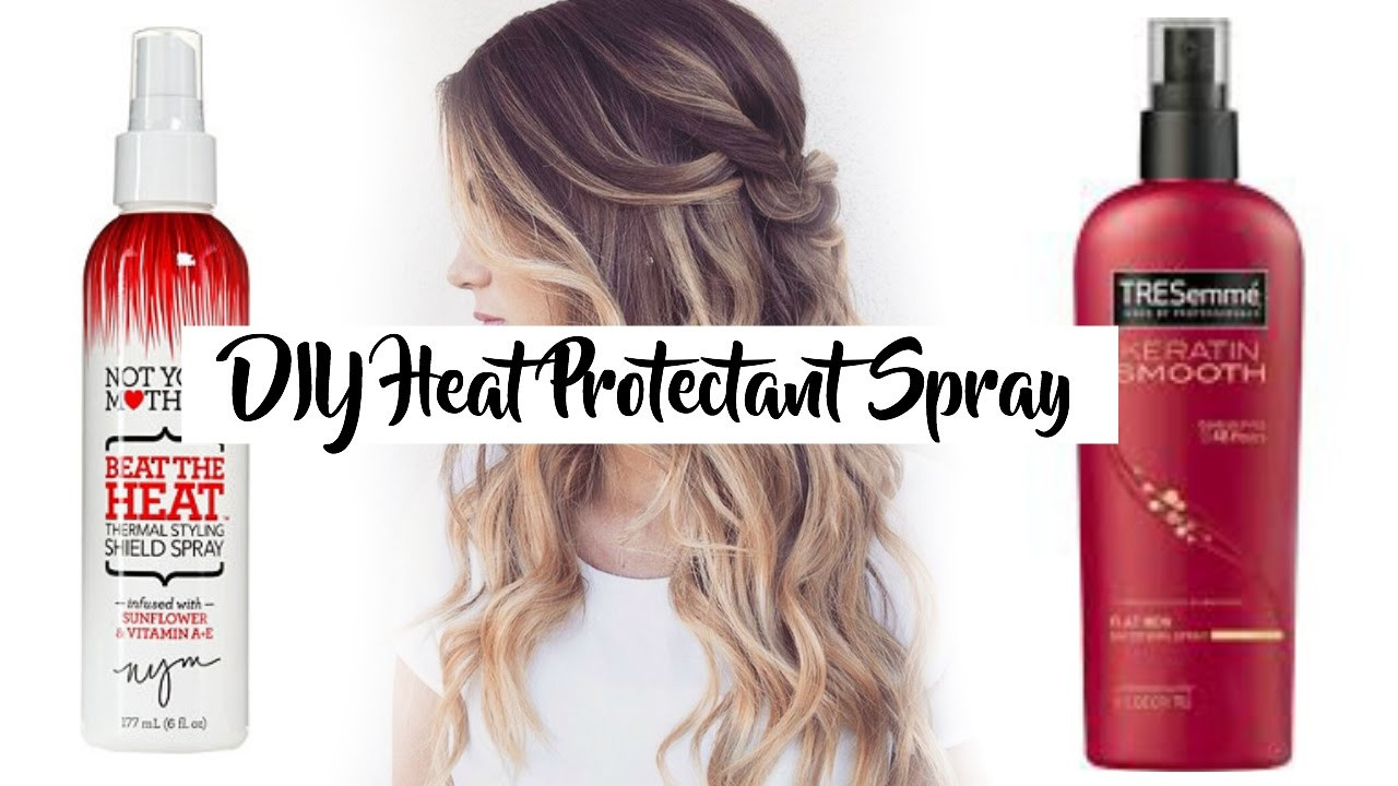 DIY Hair Heat Protectant
 DIY HEAT PROTECTANT SPRAY DIYtumblr