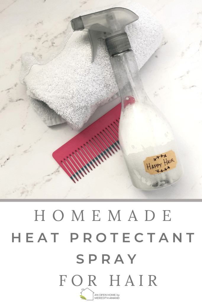DIY Hair Heat Protectant
 How to Make a Homemade Heat Protectant Spray for Your Hair