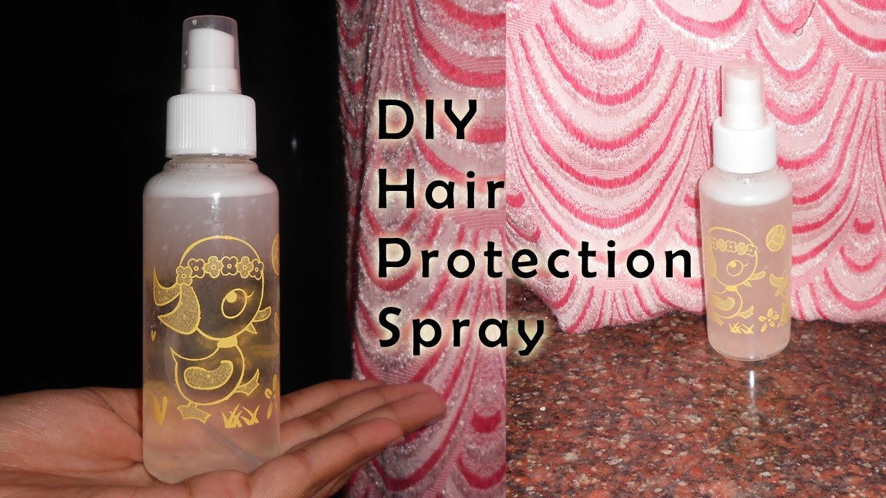 DIY Hair Heat Protectant
 DIY Hair Heat protection spray