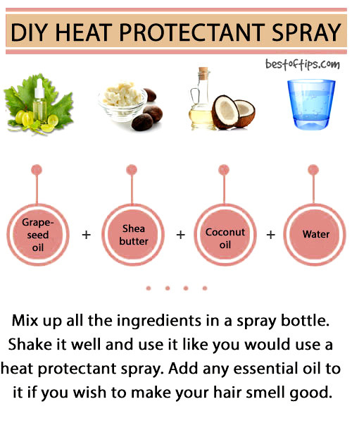 DIY Hair Heat Protectant
 DIY NATURAL HEAT PROTECTANT SPRAY Best Tips