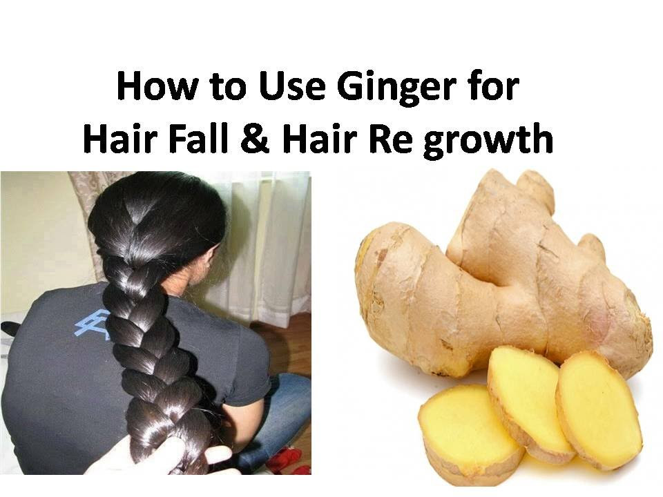 DIY Hair Loss Treatments
 Ginger for Hair Fall and Hair Regrowth