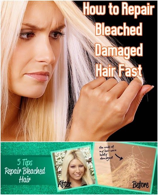 DIY Hair Mask For Bleached Hair
 How to Repair Bleached Damaged Hair Fast