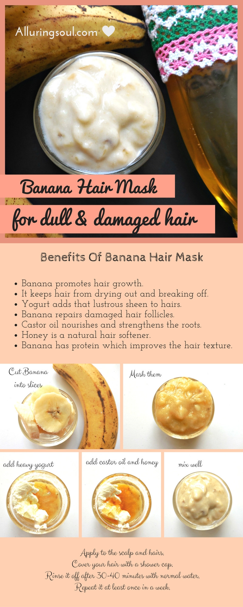 DIY Hair Masks For Damaged Hair
 7 Homemade Hair Treatments diy Thought