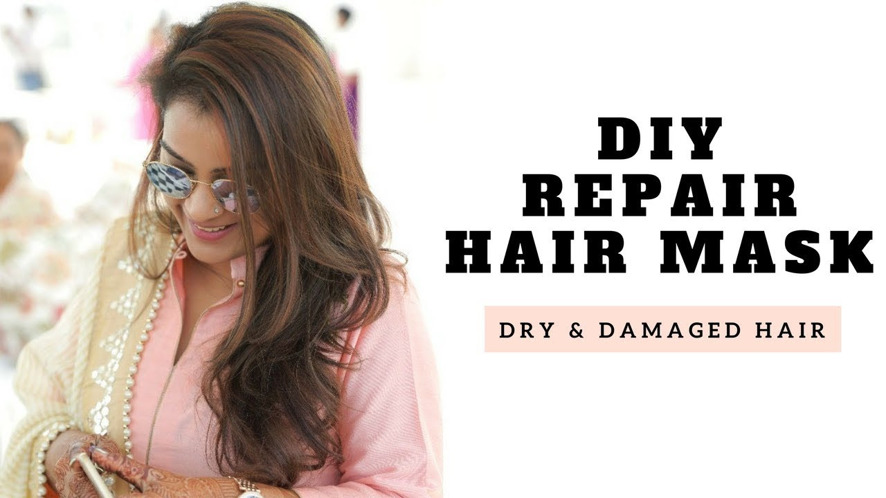 DIY Hair Masks For Damaged Hair
 DIY Repair Hair Mask For Dry and Damaged Hair