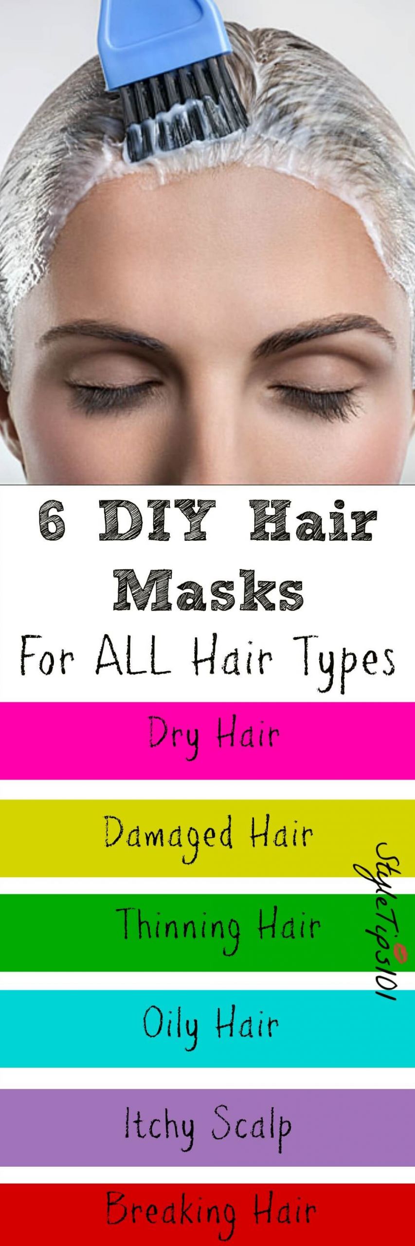 DIY Hair Masks For Damaged Hair
 6 DIY Hair Masks For All Hair Types