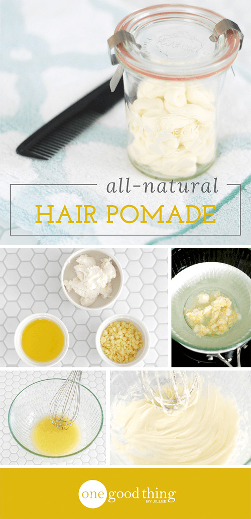 DIY Hair Pomade
 Make Your Own All Natural Hair Pomade e Good Thing by