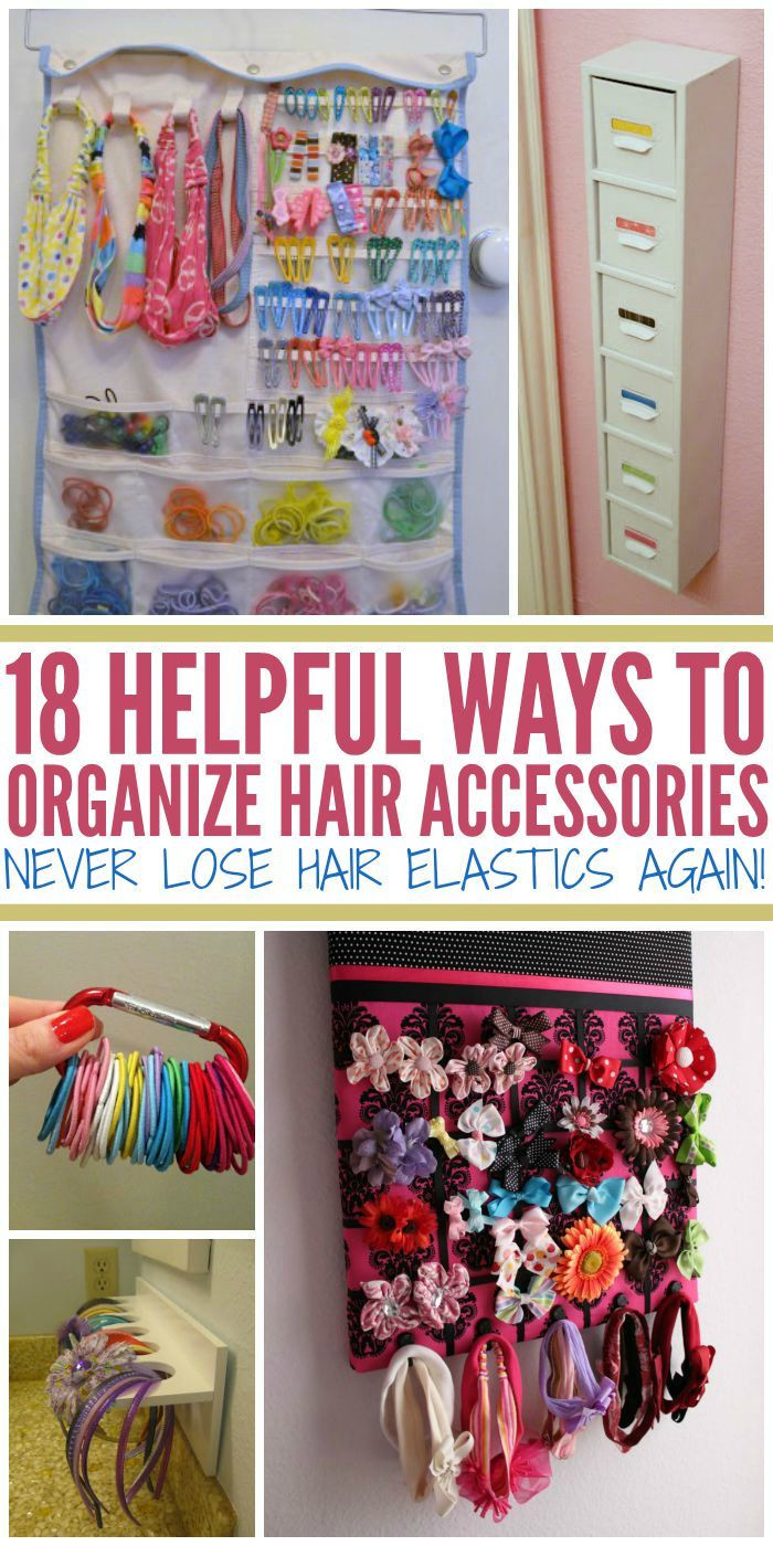 DIY Hair Product Organizer
 How to Organize Hair Accessories Never Lose Hair Elastics